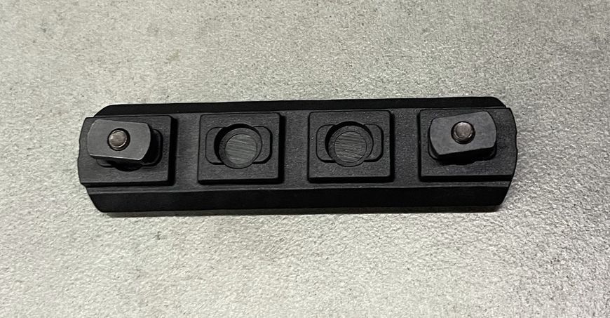 Планка Picatinny для крепления на M-LOK, Черная, DLG TACTICAL (DLG-111-black) 7 Slots, планка Пикатинни для M-LOK 242249 фото