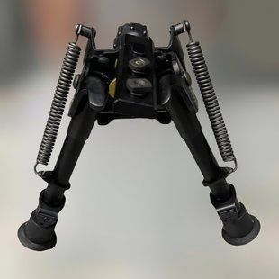 Сошки Harris Bipod S-BRM-MLOK, 152-229 мм, шарнірна база, підпружинені ніжки з гумовими наконечниками 242667 фото