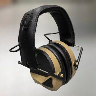 Навушники тактичні Earmor M30, активні, NRR 24, колір &ndash; Койот, активні навушники військові 243809 фото