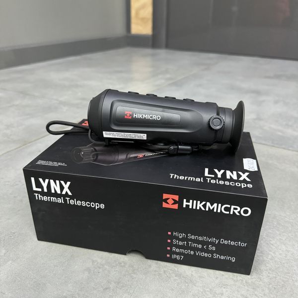 Тепловизионный монокуляр HikMicro LYNX LC06, 6.2 мм, 250 м, Wi-Fi (HM-2TS01-06XF / W-LC06) 245025 фото