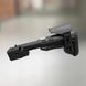 Складаний приклад DLG TACTICAL DLG-130-052 з трубкою Mil-Spec DLG-147, Чорний, з рег. підщочником, антабка на 2 сторони 242242-241774 фото 1