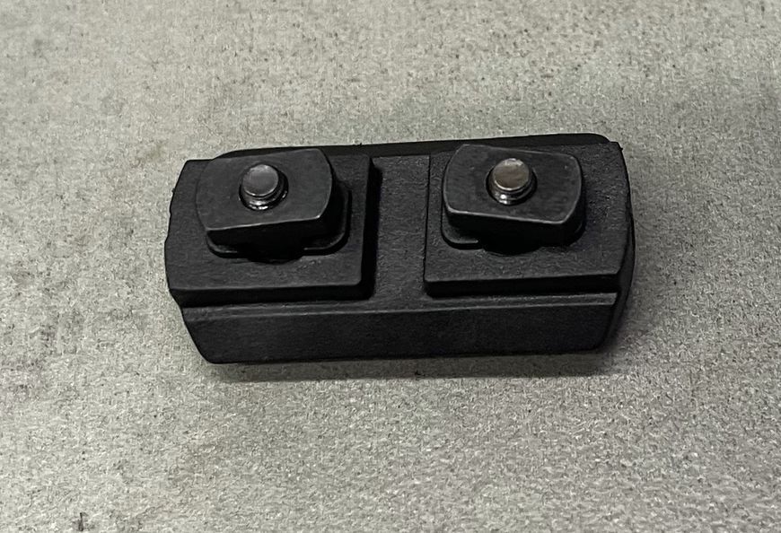 Планка Picatinny для кріплення на M-LOK, Чорна, DLG TACTICAL (DLG-109-black) 3 Slots, планка Пікатінні для M-LOK 242247 фото
