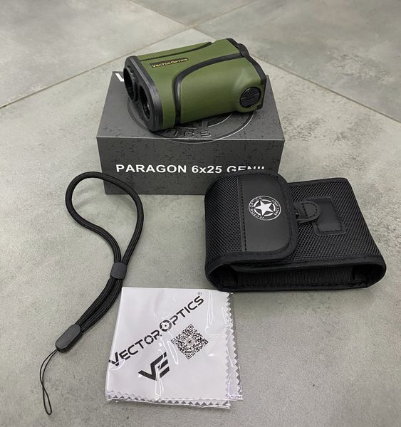 Далекомір лазерний Vector Optics Paragon 6x25 LCD, 5-1850 м Gen II 241685 фото
