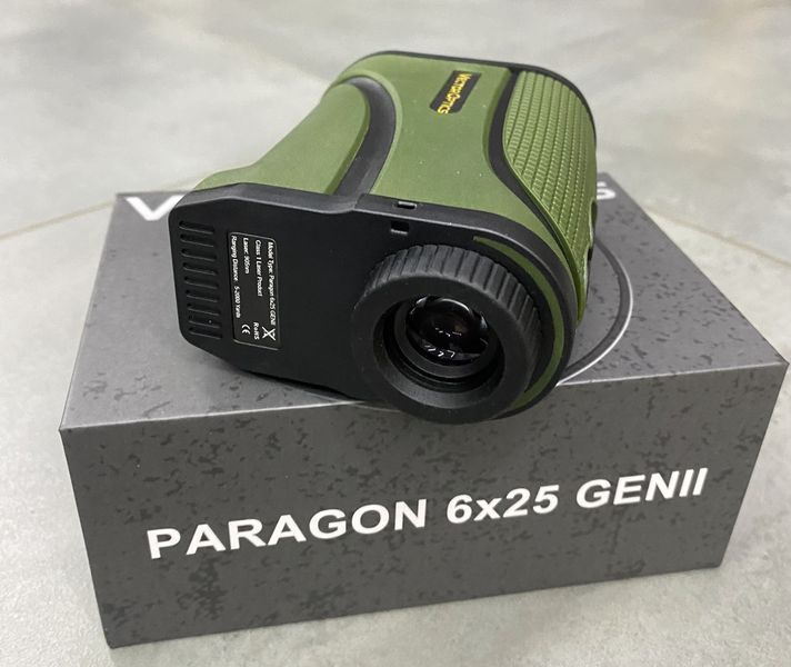 Далекомір лазерний Vector Optics Paragon 6x25 LCD, 5-1850 м Gen II 241685 фото