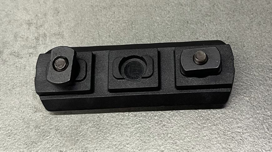 Планка Picatinny для кріплення на M-LOK, Чорна, DLG TACTICAL (DLG-110-black) 5 Slots, планка Пікатінні для M-LOK 242248 фото