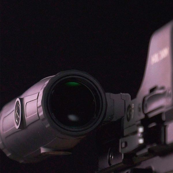 Магніфер Holosun HM3X 3x, 28 мм, відкидний механізм і швидкознімне кріплення на Вівер/Пікатінні 243316 фото