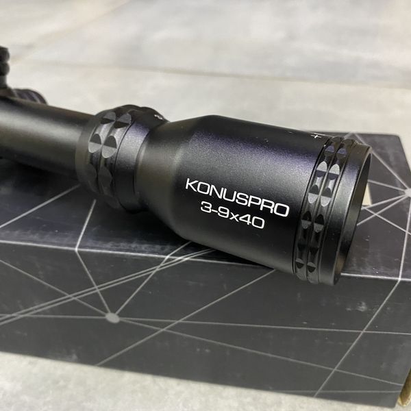 Оптичний приціл KONUS KONUSPRO-550 3-9x40 SFP, сітка Ballistic 550 244655 фото