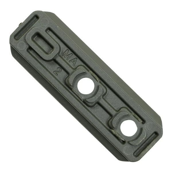Планка Picatinny для кріплення на M-LOK, FAB Defense MA2 Picatinny, 5 слотів, полімерна, колір Чорний 243340 фото