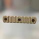 Планка Picatinny для крепления на M-LOK, Койот, DLG TACTICAL (DLG-112-beige) 9 Slots, планка Пикатинни для M-LOK 9 слотов 242250 фото