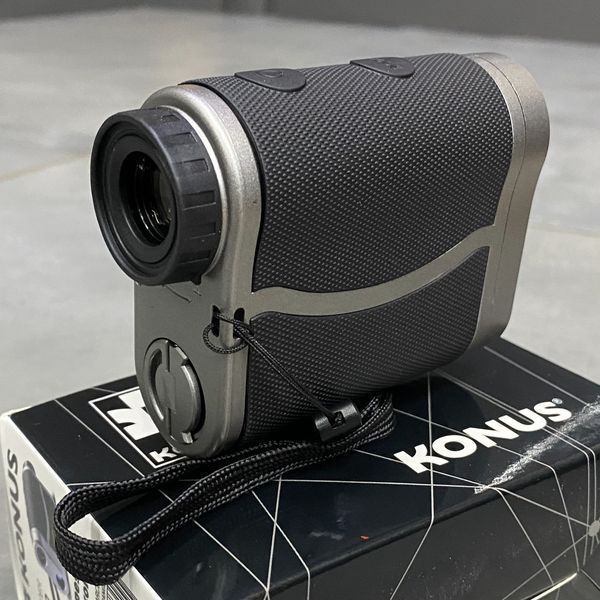 Далекомір лазерний KONUS RF-1500, 6x25, дальність 5-1500 м, з компенсацією кута нахилу та скануванням 243434 фото