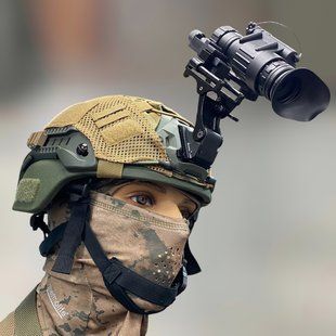 ПНБ, Монокуляр нічного бачення Spina optics PVS-14, 3х28, цифровий, 200 м, 850 нм, кріплення на шолом + на Пікатінні 244394 фото