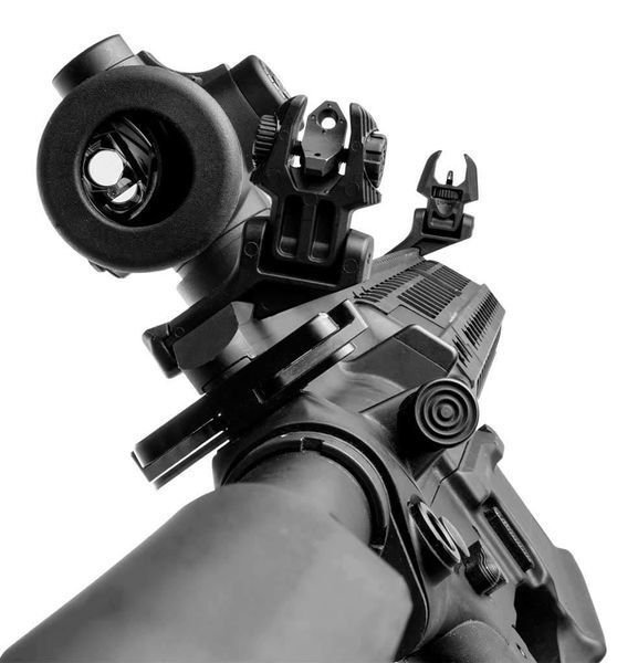 Цілик і мушка FAB Defense FRBS OFFSET 45 градусів, колір - Чорний 243344 фото