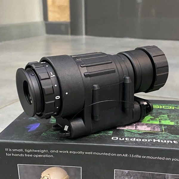 ПНБ, Монокуляр нічного бачення Spina optics PVS-14, 3х28, цифровий, 200 м, 850 нм, кріплення на шолом + на Пікатінні 244394 фото