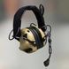 Наушники тактические Earmor M32 Mod3 Койот, активные, со съёмным микрофоном и гарнитурой, активные наушники военные 244822 фото 1
