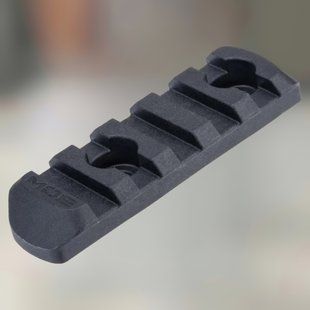 Планка Magpul MOE Polymer на 5 слотів, Weaver/Picatinny, колір Чорний 243345 фото