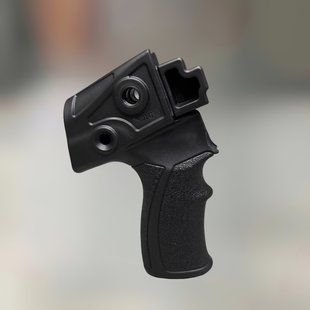 Рукоятка пістолетна для Saiga 12, DLG Tactical (DLG-089 black), колір Чорний, з відсіком і гніздами для ременя 245546 фото