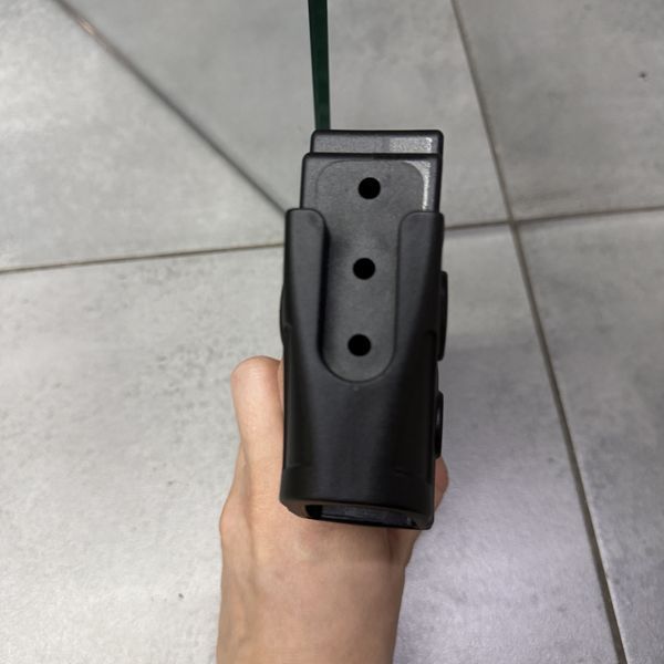 Рукоятка пістолетна для Saiga 12, DLG Tactical (DLG-089 black), колір Чорний, з відсіком і гніздами для ременя 245546 фото